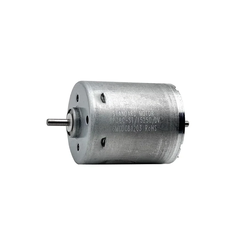 RP360-ST/15250 Mini 360 Motor DC 6V 12V 18V Dual 2.3mm Shaft Carbon Brush