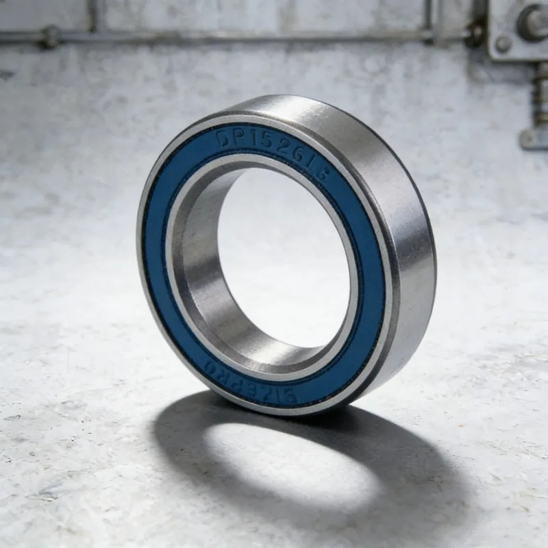 1PCS ABEC-3 Grade Dual-Row Ball Bearing for Bicycle Hub, DR1526-LLB (15x26x10mm), High Precision & Smooth Rotation
