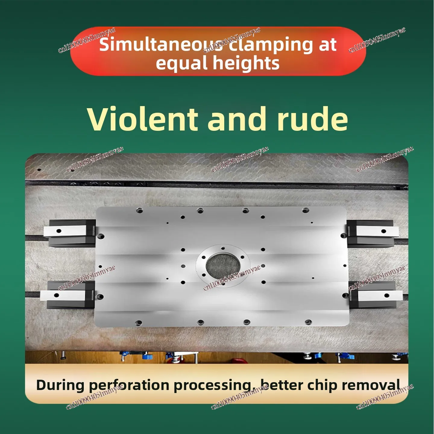 تركيبات الارتفاع في اتجاه واحد مركز التصنيع باستخدام الحاسب الآلي يموت الآلات الثقيلة قطع الجانب العلوي المضادة للاعوجاج ارتفاع متساوي نائب تركيبات #3