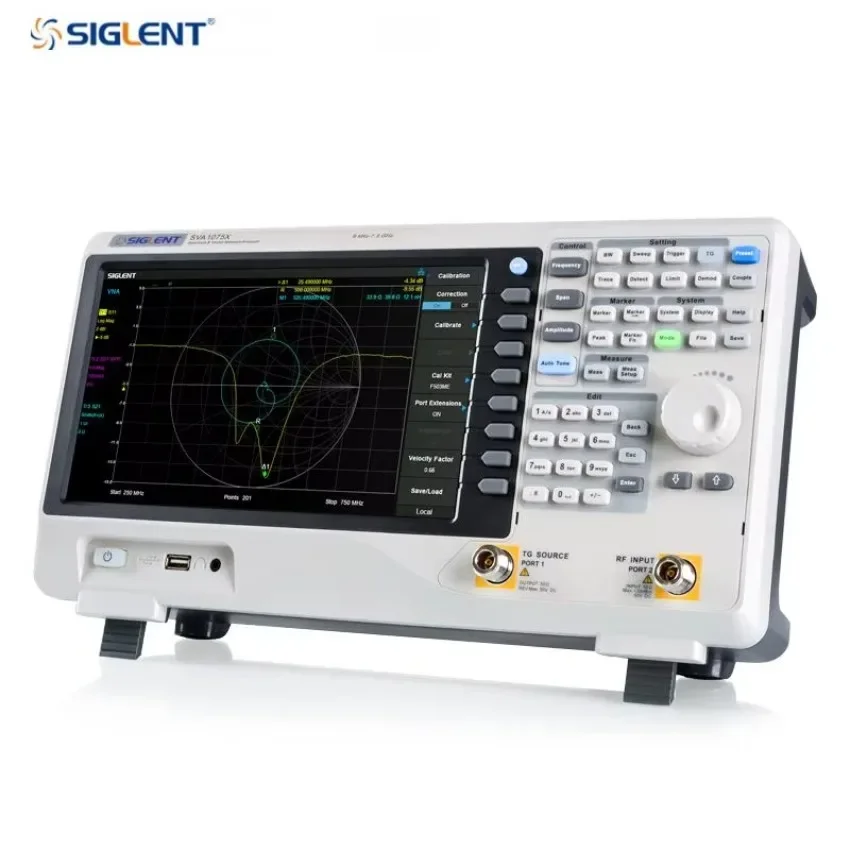 SIGLENT SVA1032X Digital Vector Network Analyzer & Precision Spectrum Analyzer 9kHz-3.2GHz Touch-screen Display 1-Year Warranty