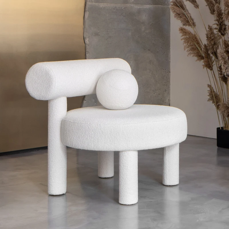 */*Modern Circular Design Armchair Hotel Lobby Salon Negotiation Leisure Chair Velvet Sherpa Living Room Chair