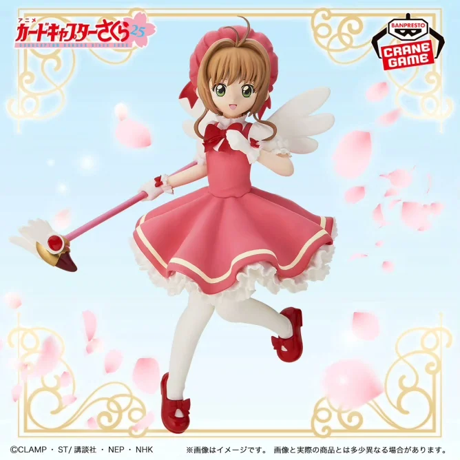 Original BANPRESTO Kinomoto Sakura Cardcaptor Sakura Anime Figure Toys PVC Model Action Figurine Collection Doll Gift