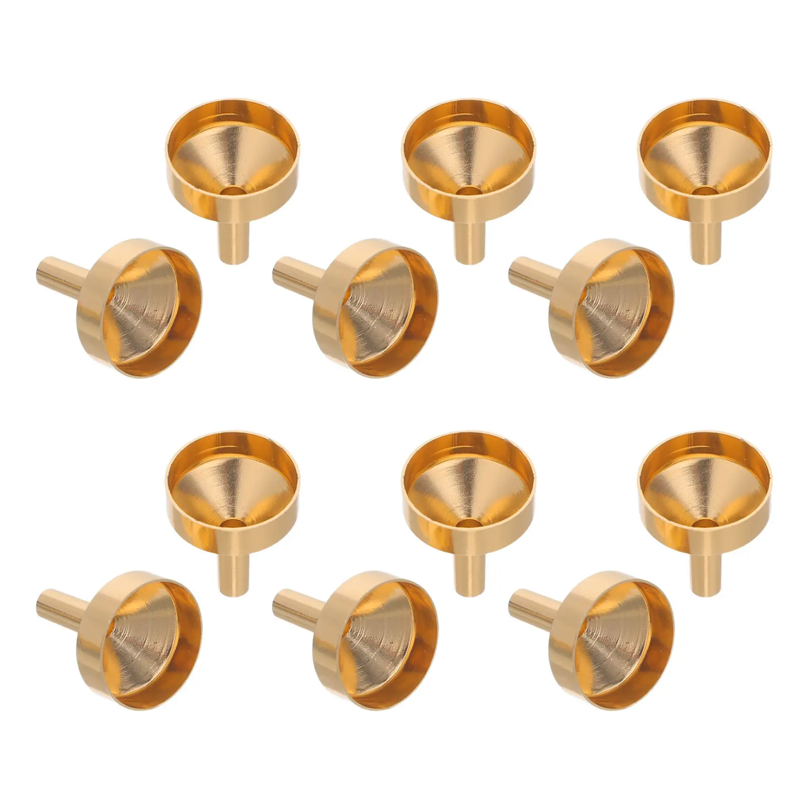 12Pcs Mini Backflow Incense Holder Metal Cone Burner Stable Base Incense Stick Holder Meditation Aromatherapy Room Decor