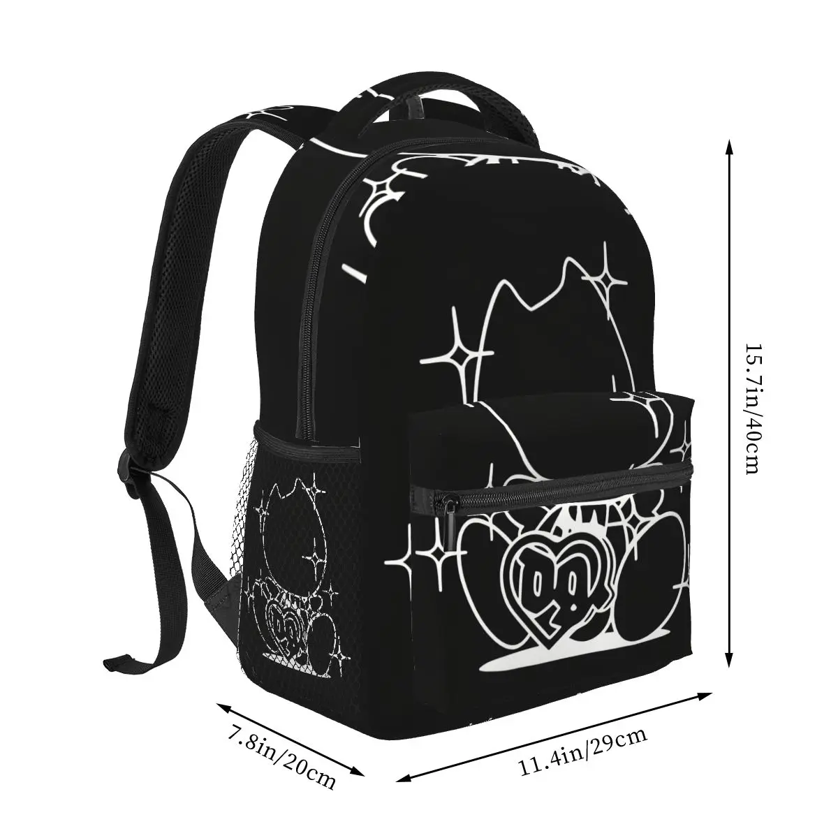 Swedish Rapper Bladee Drain Gang Logo Backpacks Boys Girls Bookbag Children School Bags Cartoon Kids Rucksack Shoulder Bag