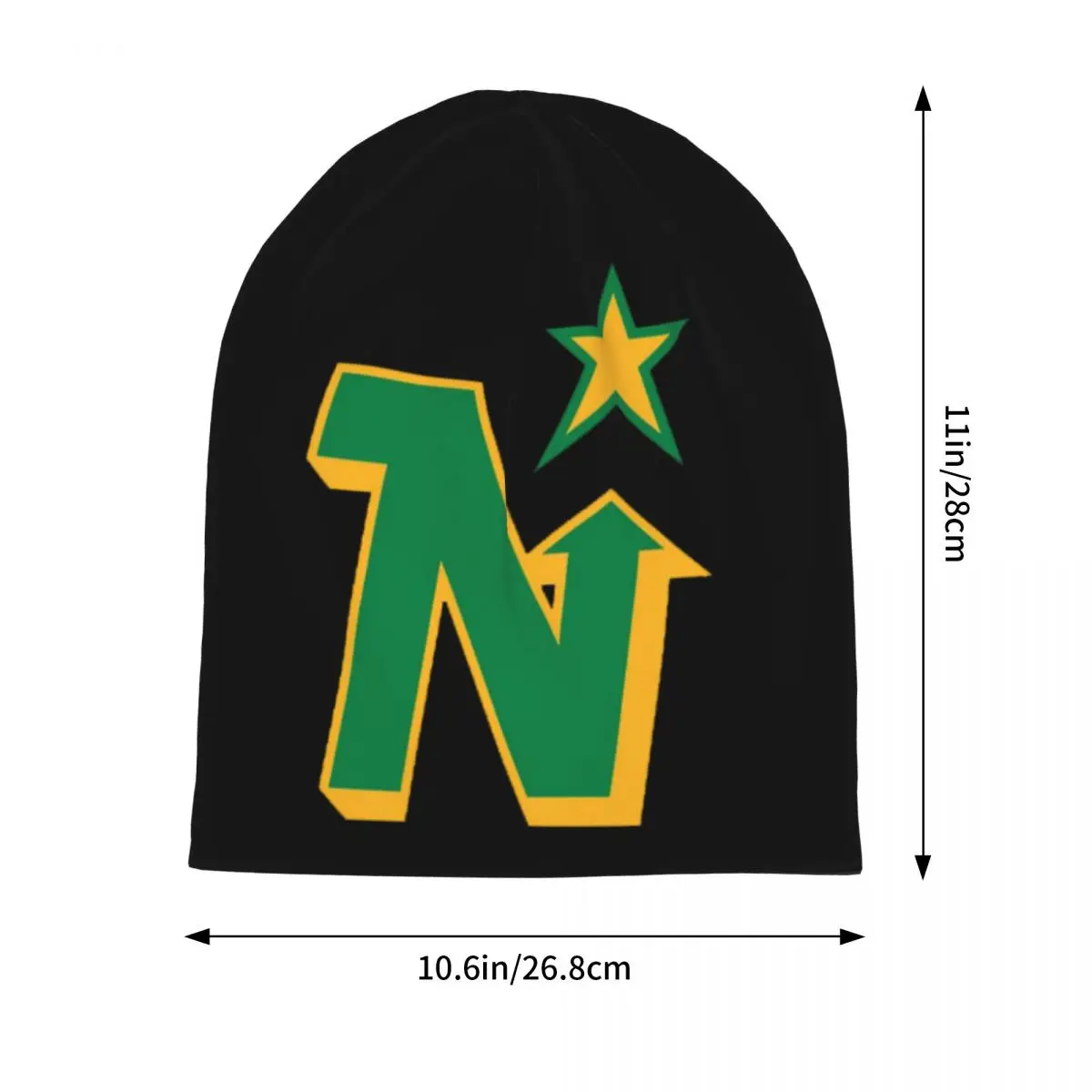 Defunct Hockey Team Minnesota North Stars Retro Unisex Beanies Caps Knitted Bonnet Hat Warm Autumn Winter Outdoor Skullies Hats