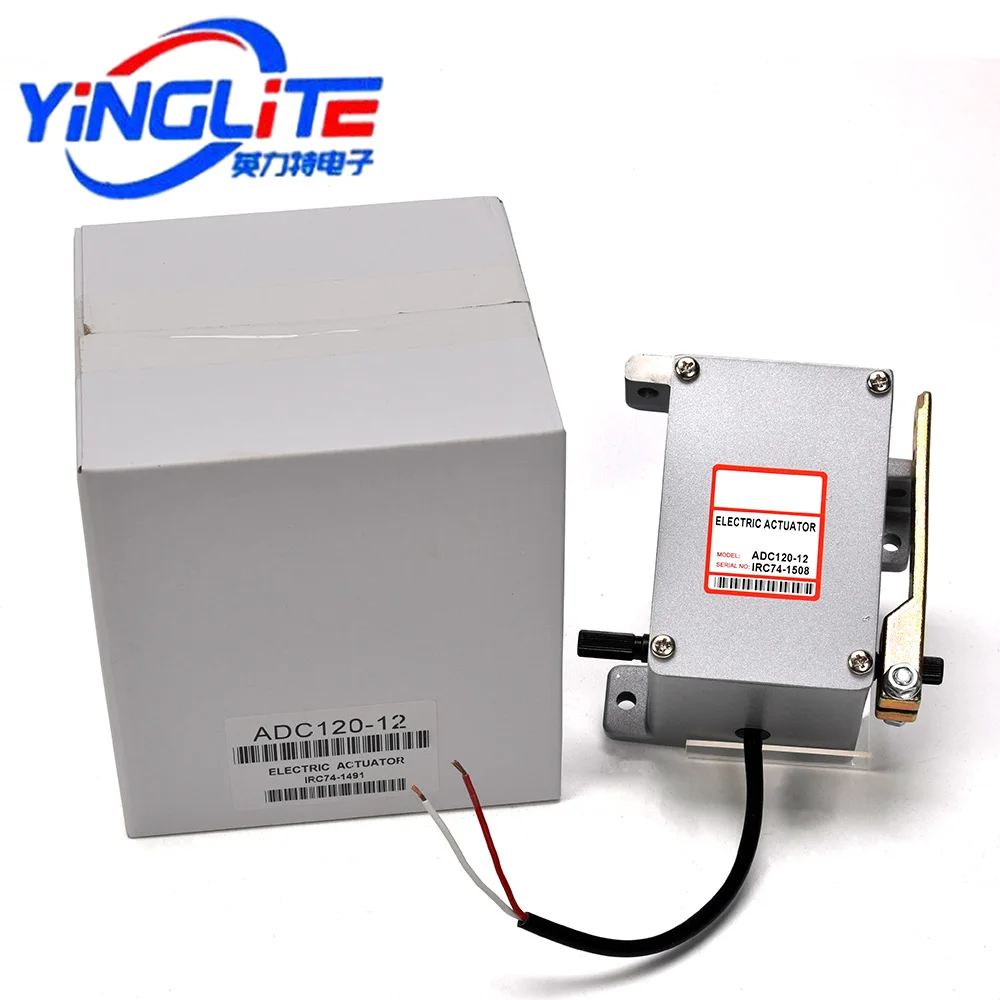 ADC120 12V 24V Diesel Generator Engine Actuator Electronic Governor Fuel Pump Linear Rotor External Type Actuator Genset Section