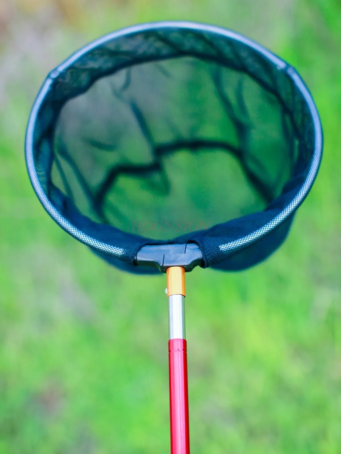 Filet de pêche rétractable léger pour enfants, filet pliant à petit alésage, poteau fin pour enfants, filet de copie en acier inoxydable