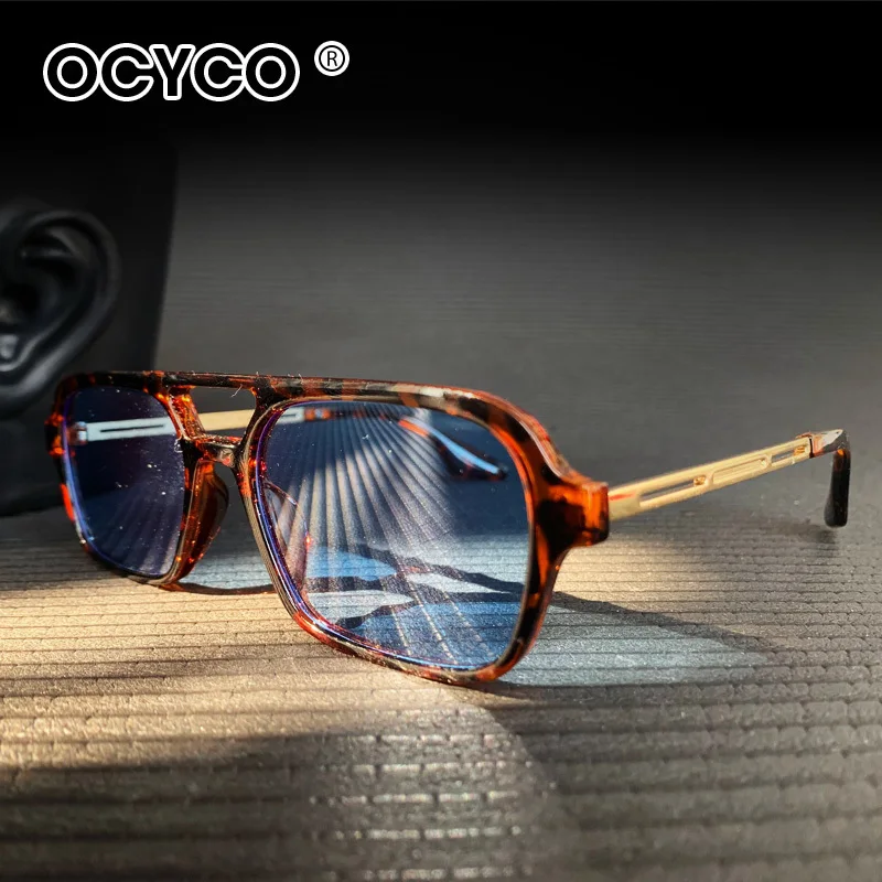 OCYCO Small Frame Square Sunglasses Woman Brand Designer Fashion Luxury Sunglasses Female Vintage Hollow image 3