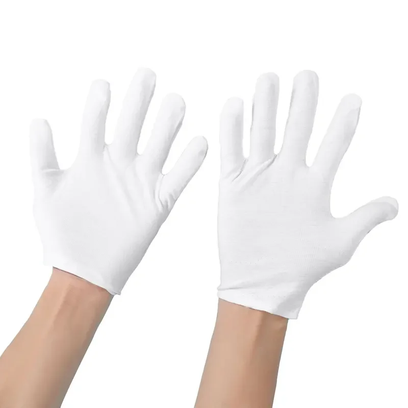 SN55Santa Claus Glasses Matching Flat Glasses with White Gloves Christmas Party Cosplay Exquisite Accessories Stage Performa$@1w