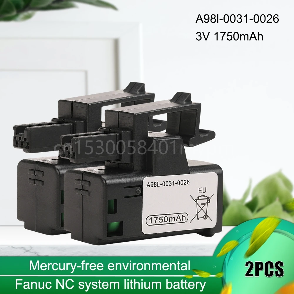 2PCS Original Brand New A98L-0031-0026 a02b-0309-k102 A02b-0309-k102 3V PLC CNC Lithium Battery Batteries