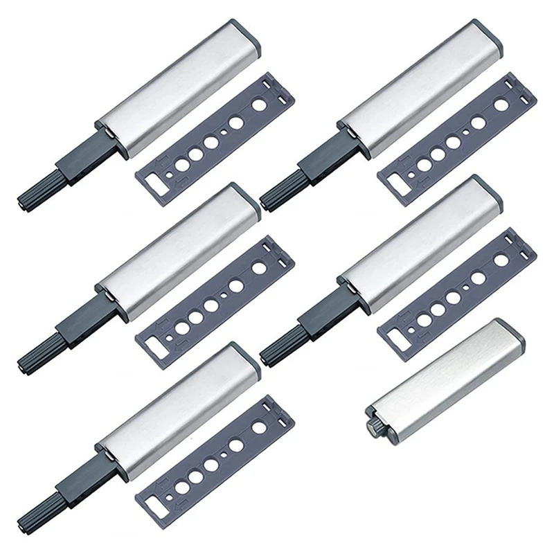 Push Latches For Cabinets 6 Pack Push To Open Cabinet Hardware Push Press Latch Kitchen Door Push Release Latch