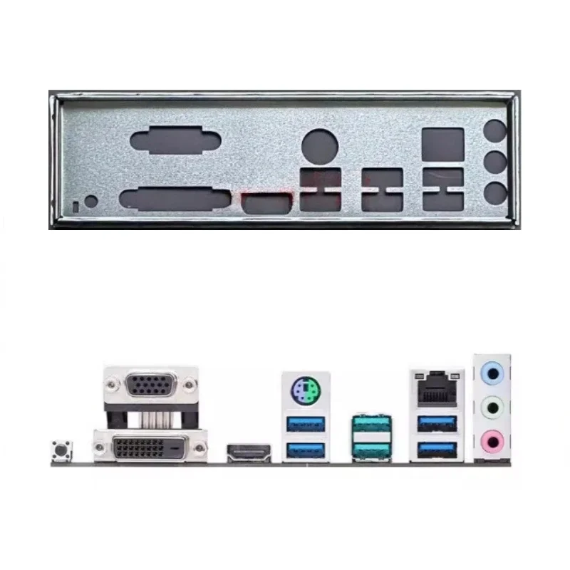 IO I/O Shield Back Plate BackPlate BackPlates Blende Bracket Stainless Steel for PRIME B450M-A II B450M-K II Accessories