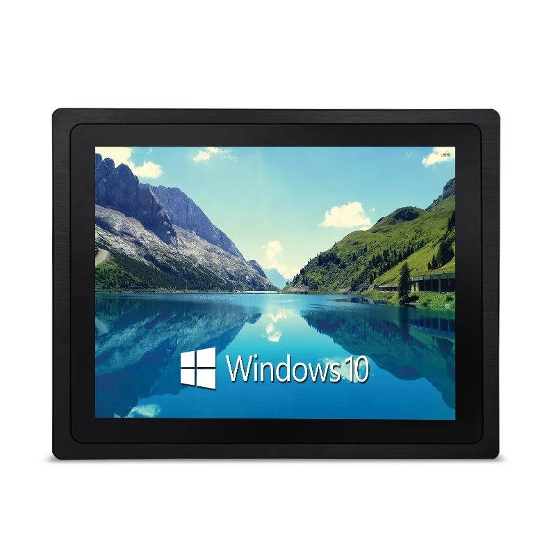 embedded mount USB touchscreen 17.3 inch display monitor for indoor