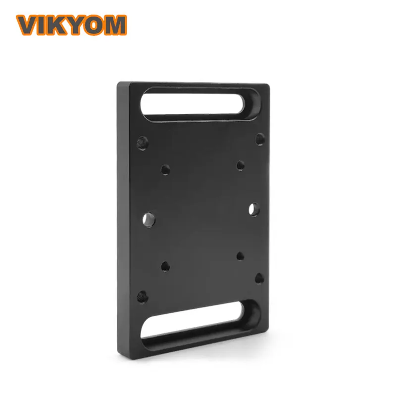 60x90x8 Manual Slide Optical Flat Adapter Plate M3 M4 M6 Adapter Plate Support Customization