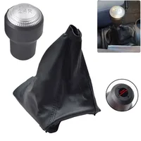 1 Juego de perilla de palanca de cambios Manual de 5 velocidades, juego de polainas para Hyundai/Getz 2002-10, accesorios interiores de coche