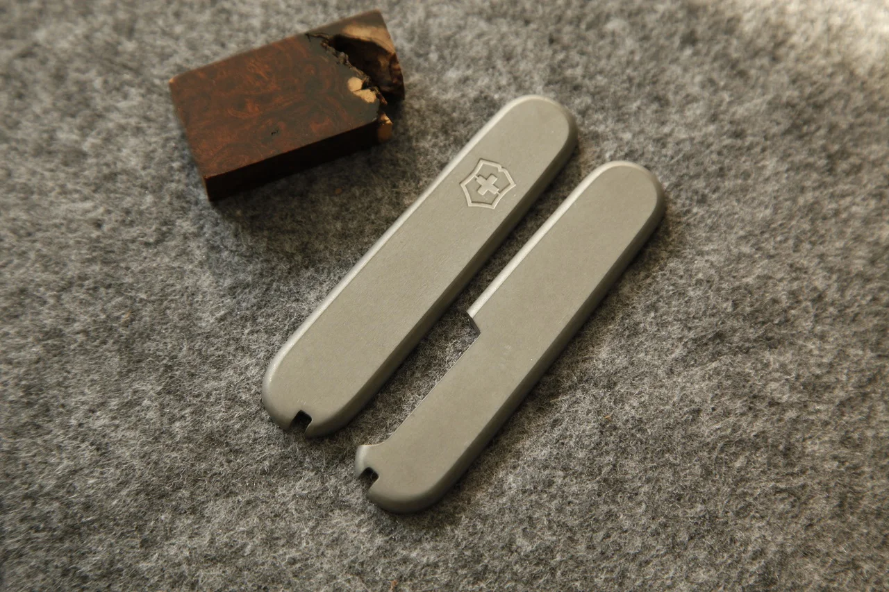 

91mm Replacement TC4 Titanium Scales for SAK Victorinox Swiss Army