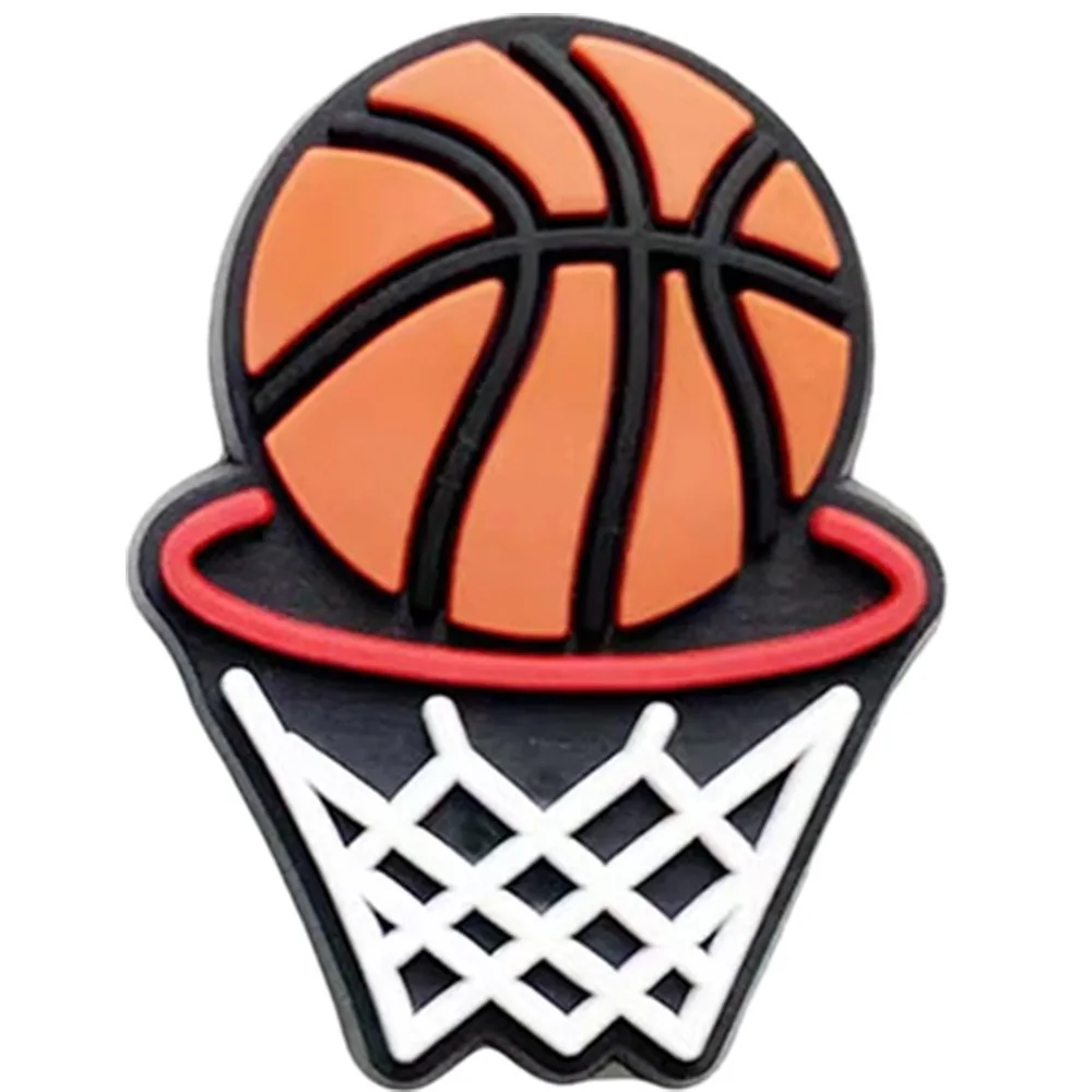 Basketball PVC Schuhschnalle Herz Krone Designer Schuhe Charms Zubehör Clogs Dekorationen Clips Unisex Geschenkbevorzugung – Detail 29