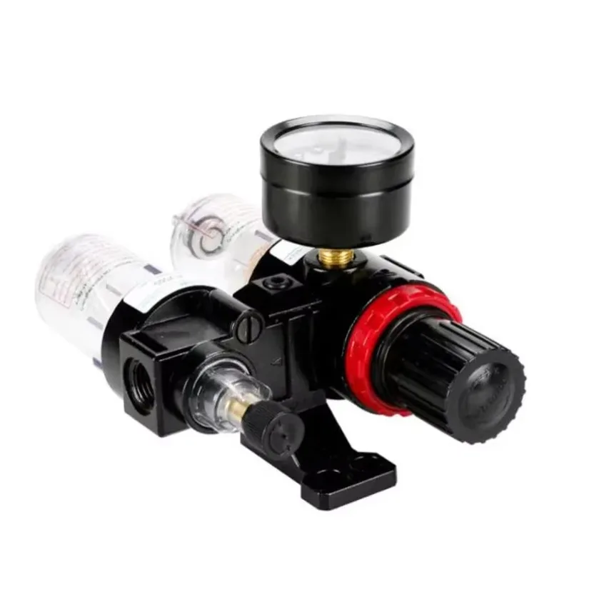 AFC-2000 Oil Water Separator Regulator Trap Filter Airbrush Air Compressor Pressure Reducing 1/4 1pc
