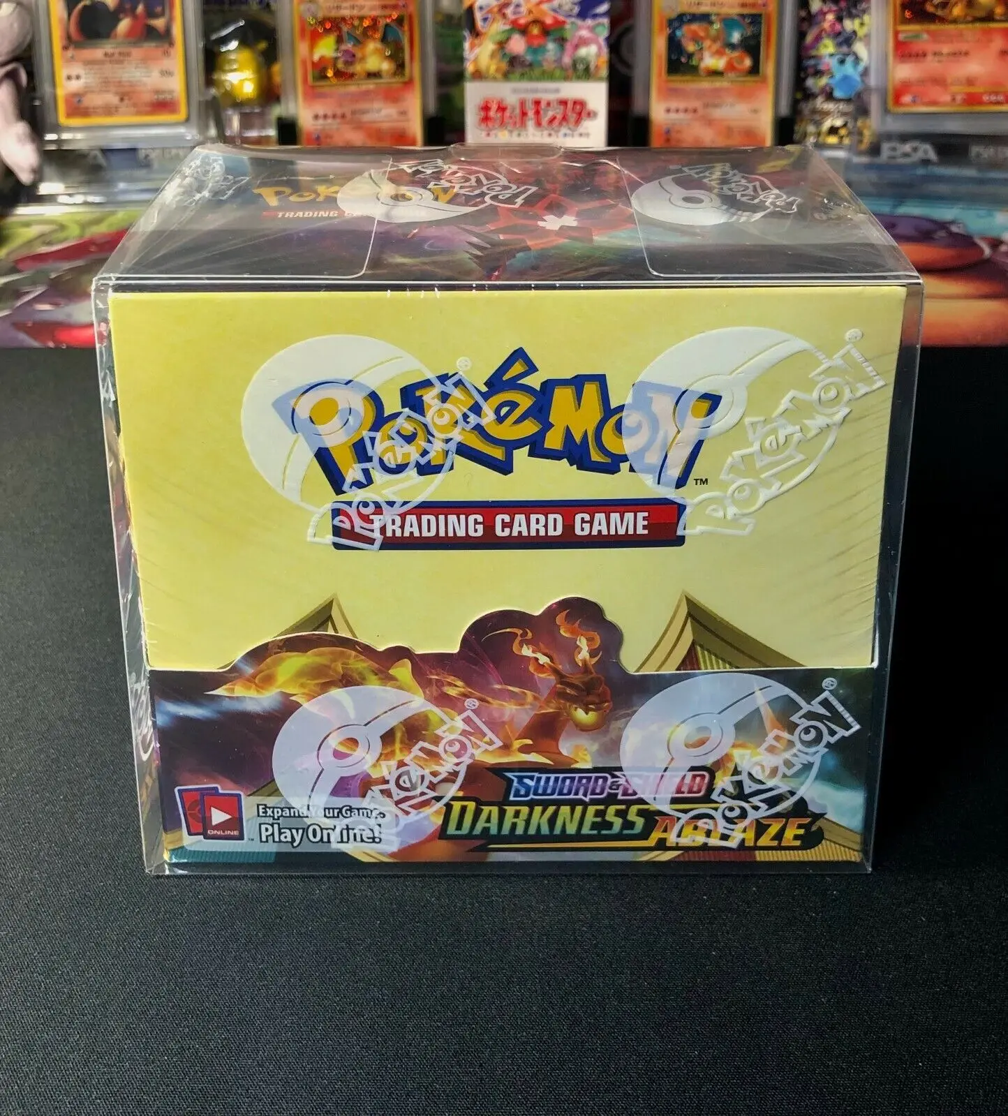 10pcs Clear Plastic PVC Booster Storage Box Protective English Booster Cards Pack Protector Display Case for Booster Box