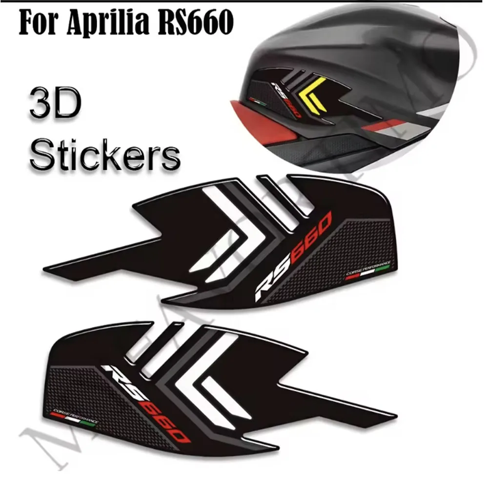 

2016 2017 2018 2019 2020 2021 2022 Tank Pad Grips Stickers Decals Gas Fuel Oil Kit Knee Protector For Aprilia RS660 RS 660 2016