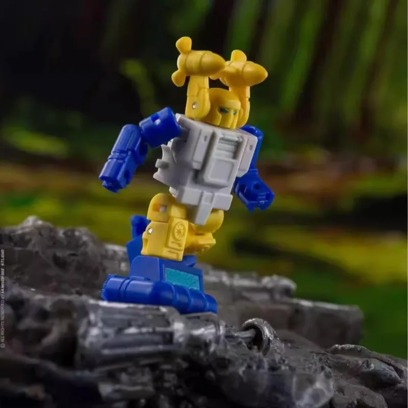 in magazzino Trasformazione R.Wu Dw-E10 e DW-E13 Colore primario Enorme onda Aliante Set Piccola scala Action Figure Modello Collezione di giocattoli