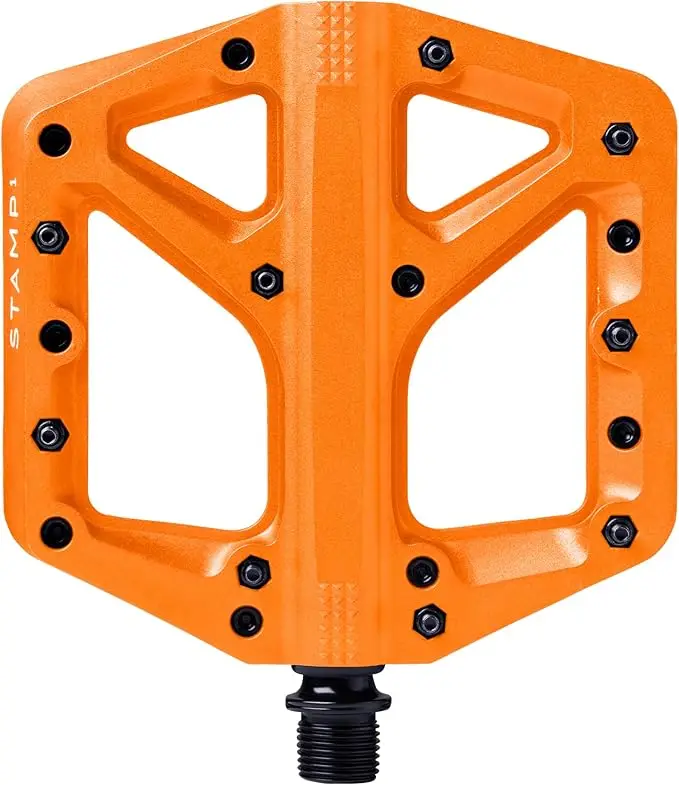 2-Piece Lightweight Non-Slip Mountain Bike Pedals - Durable Nylon Composite ForRoad And Mountain Bikes