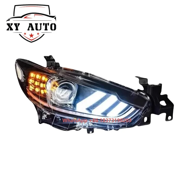 For MazDA6 Atenza Headlight Assembly 2014-2016 Improved Mustang Design LED Daytime Running Lights Turn signal Headlights