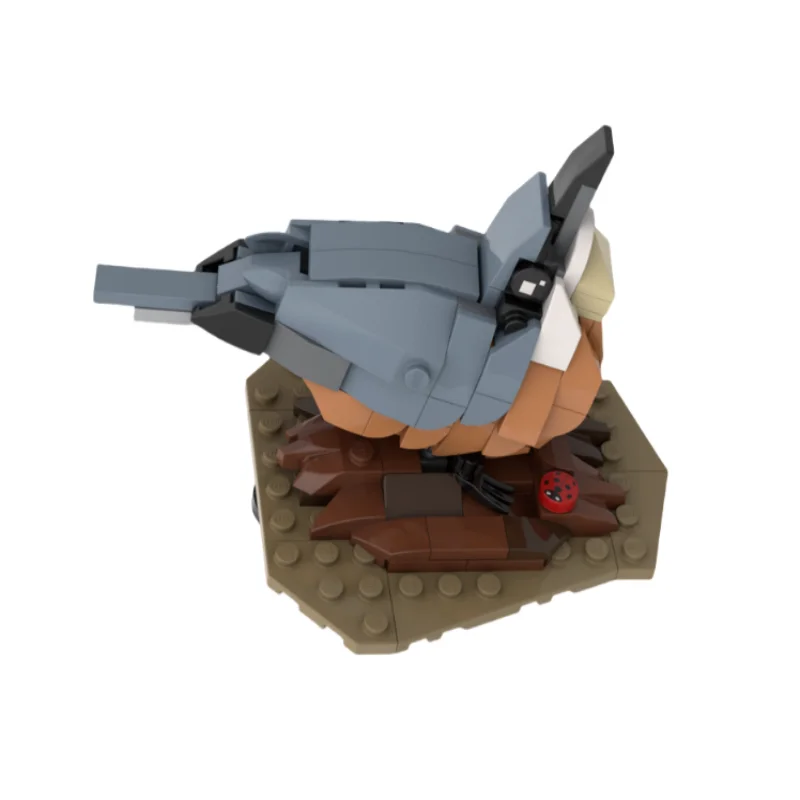 

MOC Creative Small Particle Building Blocks Animal Series Wild Pigeon DIY Assembly Toy Bird Model Children's Puzzle Gift
