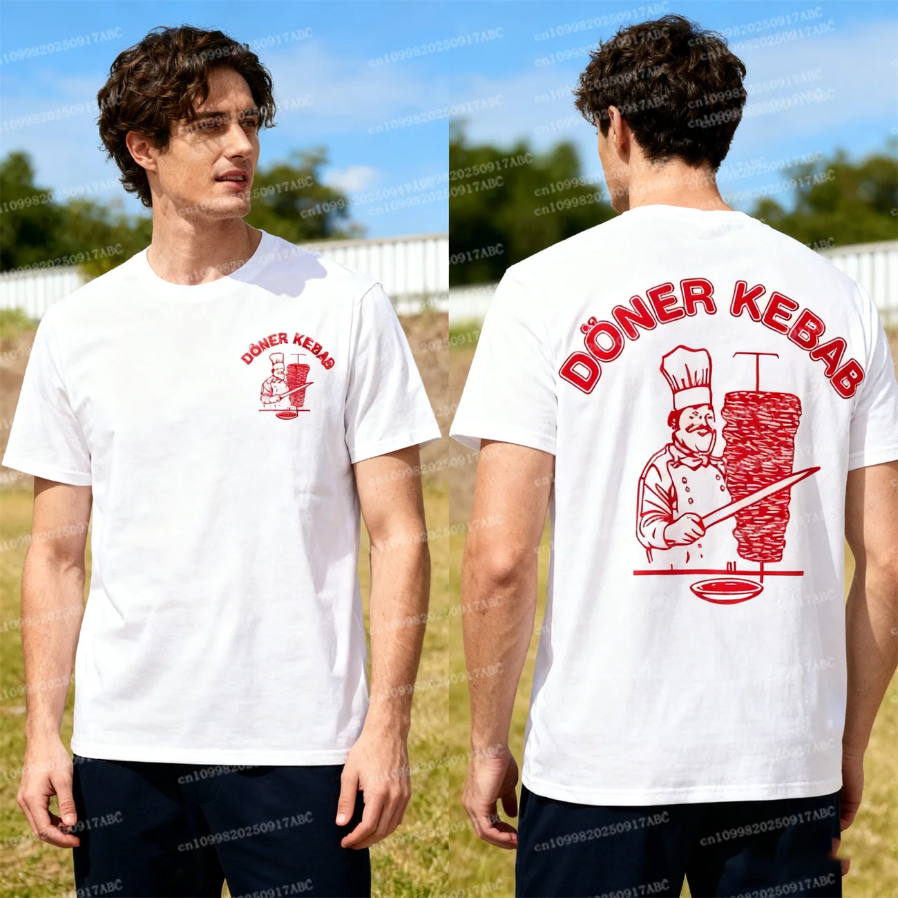 

New Doner Kebab T Shirt Graphic Kid T-shirt Men Cotton Oversized T-Shirts Gothic Harajuku Summer Unisex Women Tshirt Streetwear