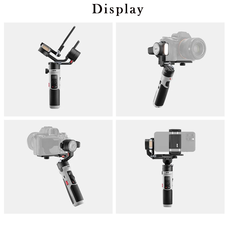 Zhiyun Crane-M2S 3-Axis Cameras Gimbal Handheld For Action Photo Cameras / Mirrorless Cameras / SMARTPHONES