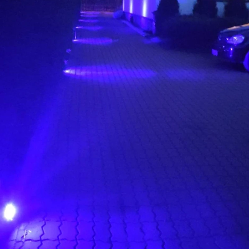 สปอตไลท์กลางแจ้งไฟในสวน LED 3W 220V ใหม่4ชิ้นพร้อมหนามกันน้ำ lampu hias ภูมิทัศน์สวน