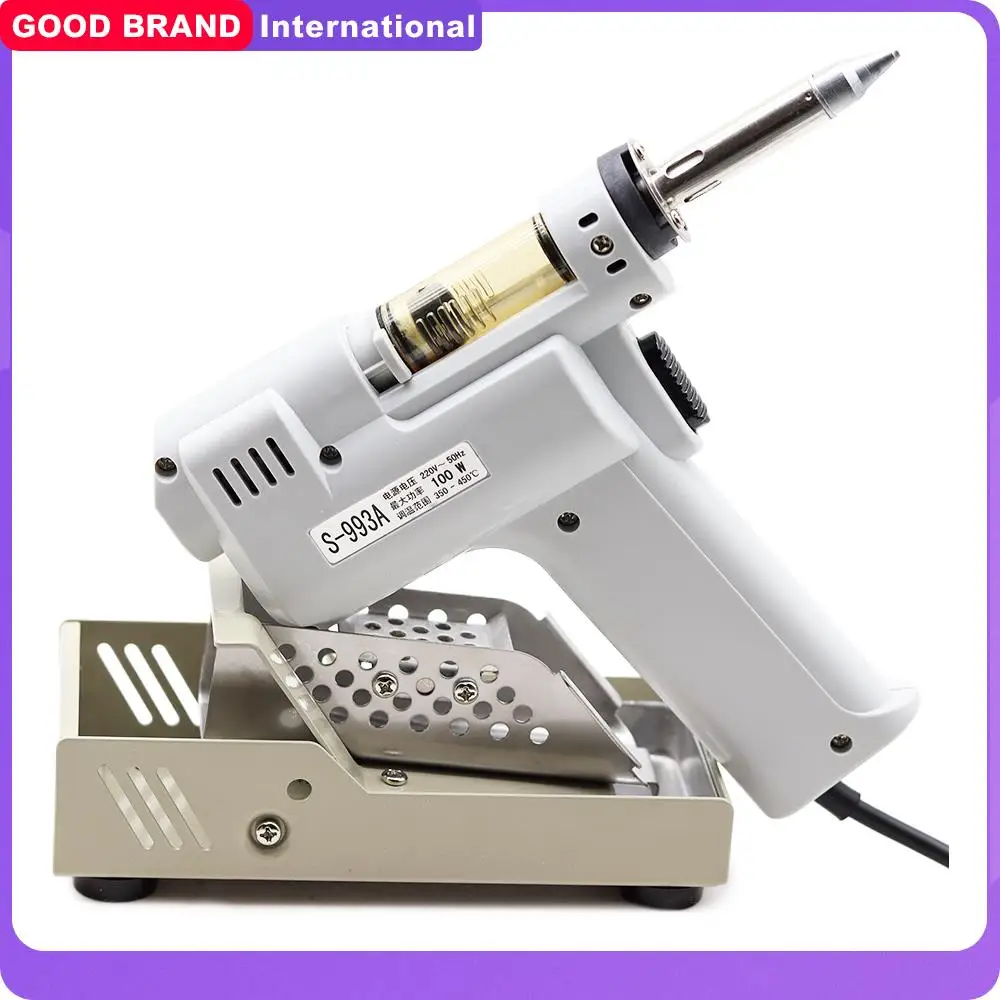 S-993A Brand New Powerful Single Air Pump Electric Tin Suction Device Suction Gun Suction Pump 100w Tin Removal Suction Tool