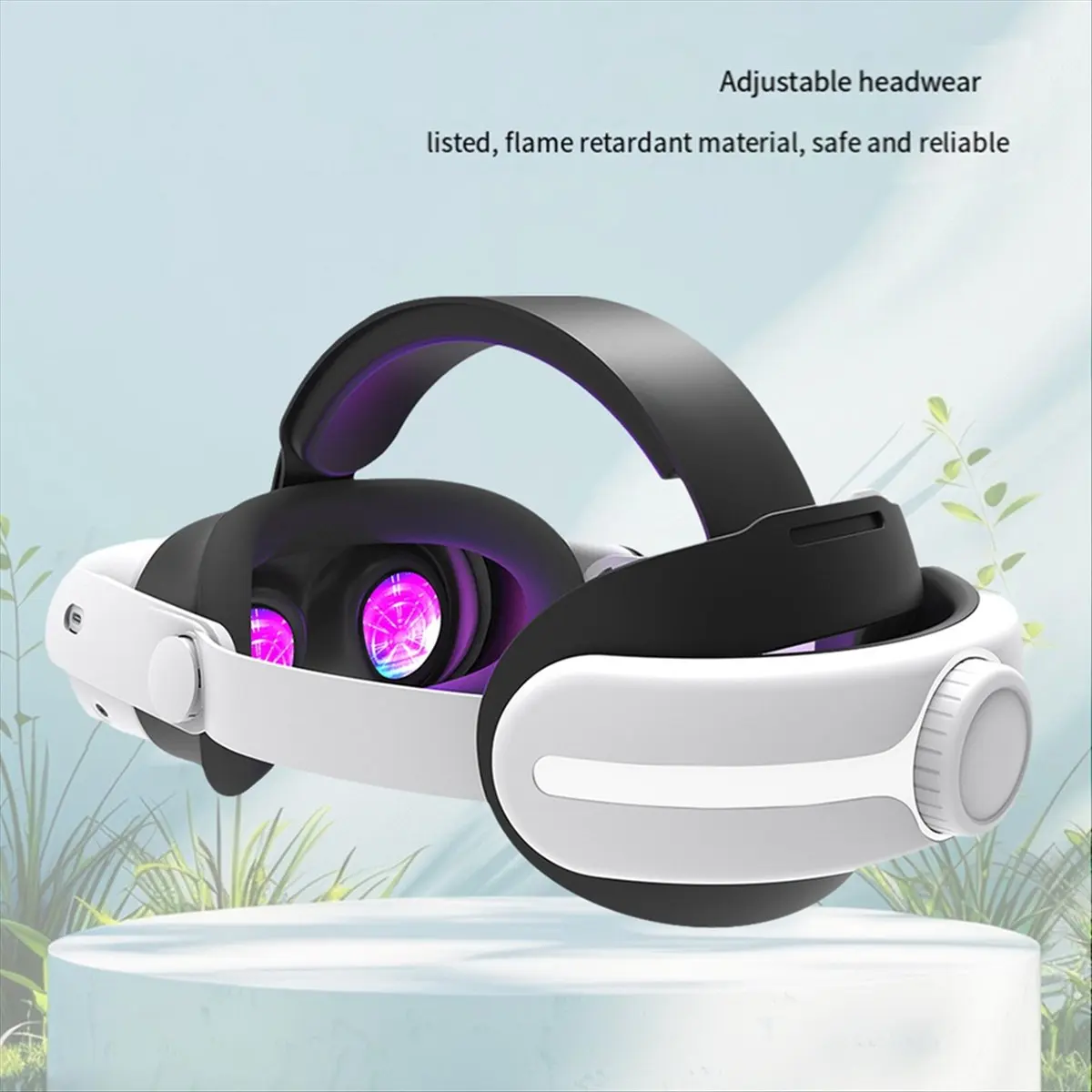 fine For Meta Quest3s Adjustable Headband High Elastic Sponge Does Not Press the Face VR Accessories Quest 3 Headband