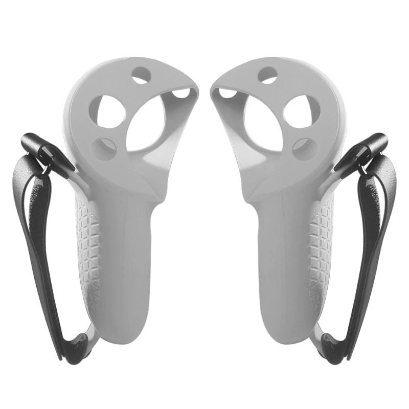 

Q5WA Comfort Silicone Cover Professional Controller Grips for Quest Controller Bracket Handle Shells Protectors