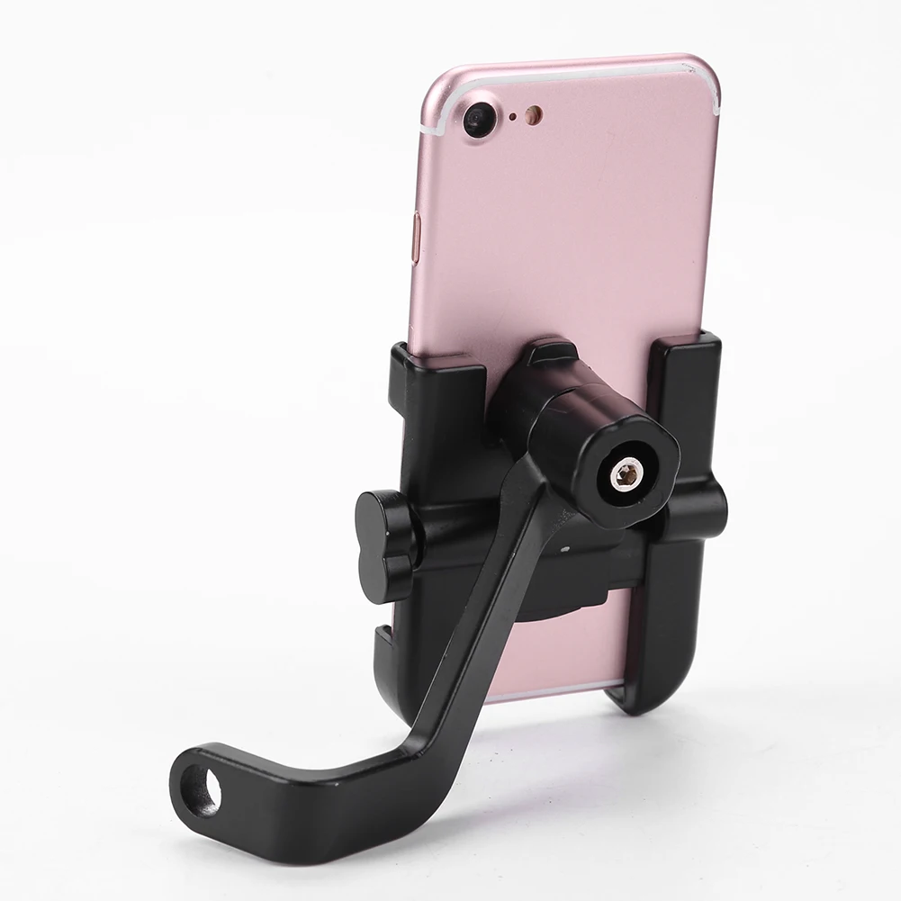 Aluminium Legierung Motorrad Fahrrad Telefon Halter GPS Halterung Handy Stand Moto Rückspiegel Lenker Halterung Für Xiaomi IPhone