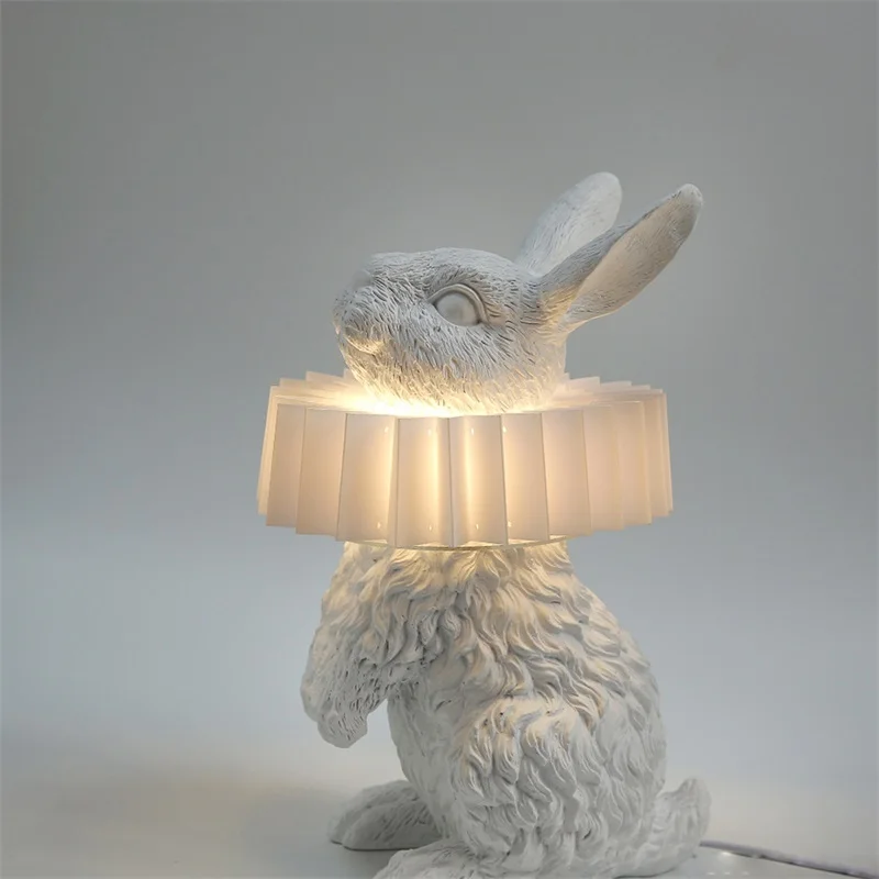 OULALA Modern Table Lamp Creative LED Rabbit Desk Light Decorative for Home Living Room Bedroom