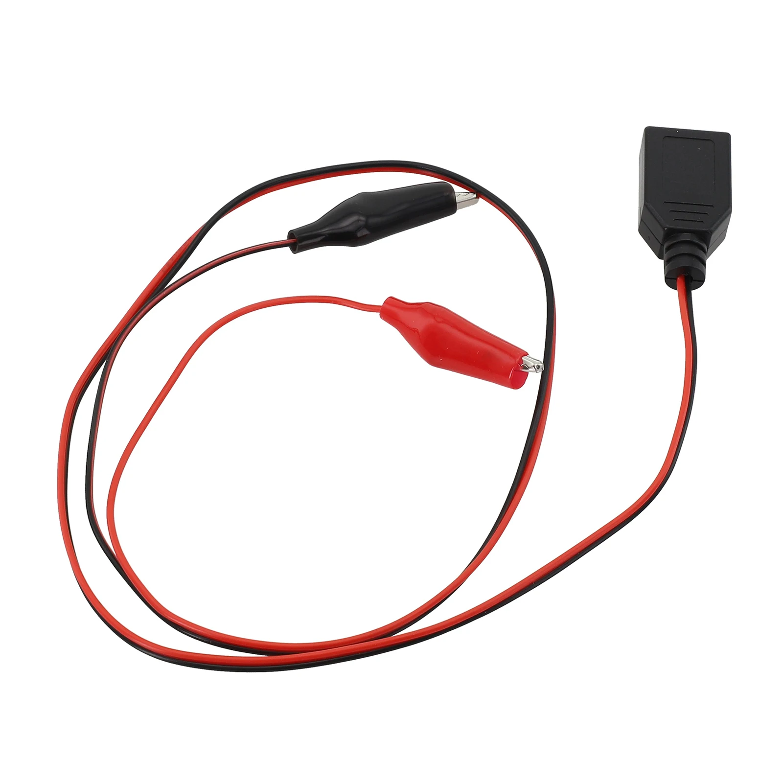 USB A Male To Female Test Cable Featuring For Alligator Clip Terminals For USB Safety Testing And DC Circuit Verification