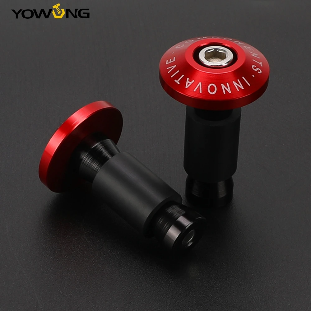 

2Pcs 22mm CNC Aluminum Universal Motorcycle Handlebars Grips Ends Bar Ends Handlebars Caps For Yamaha For Kawasaki For Honda