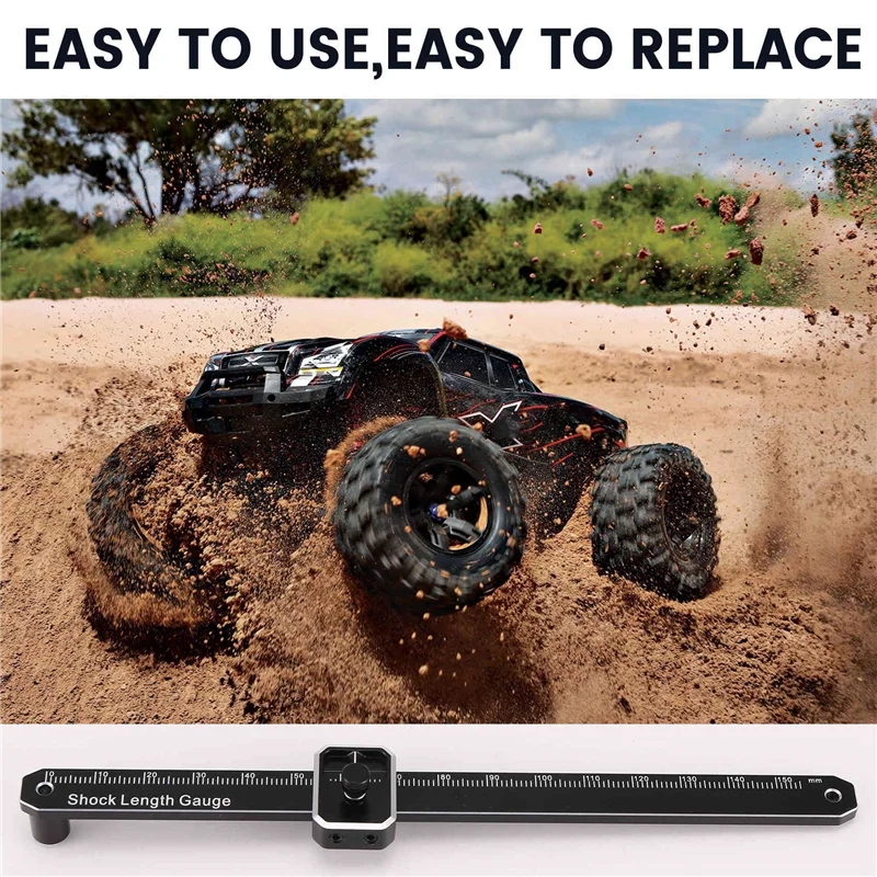 

N03R-Rc Off-Road Vehicle Universal Tool Shock Travel Measuring Ruler For 1/8 1/10 RC Car