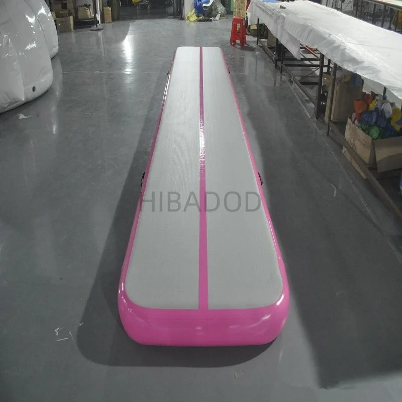 Estera de gimnasia de aire inflable, esteras de entrenamiento, 5*0,4*0,2 m, viga de equilibrio de aire para gimnasia, estera de entrenamiento de práctica inflable, suelo de aire