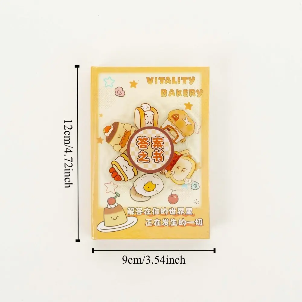 Interesting Color Inner Page Capybara Notebook Gashapon Mahines Rotating Square Writing Pad Diary Panda Small Notepad Office