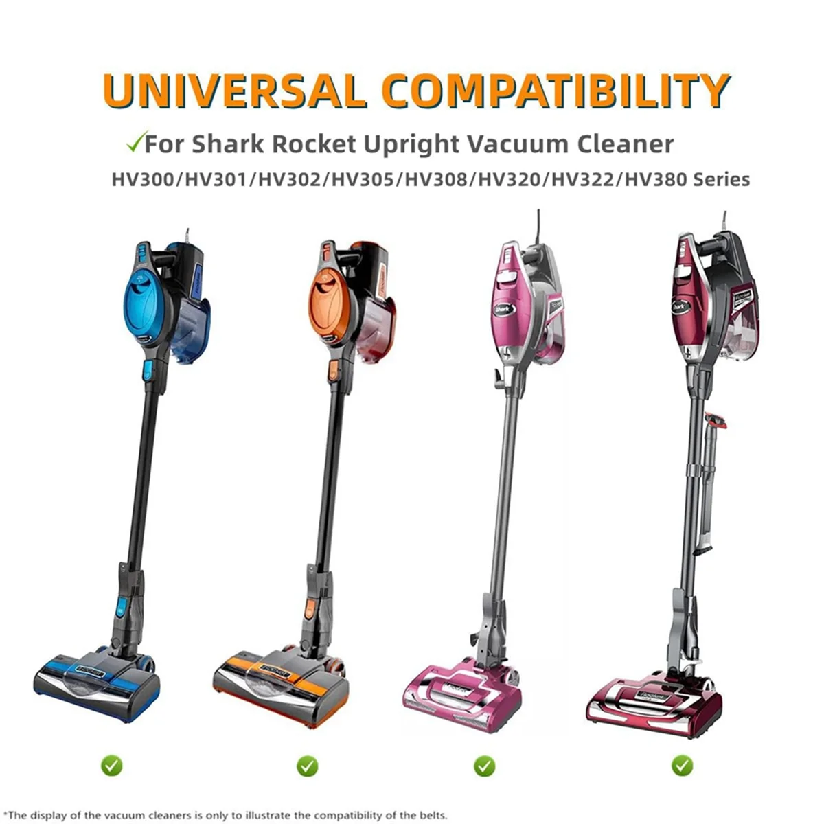 2 шт. нижний шланг для пылесоса Shark Rocket HV300, HV301, HV302, HV320, HV31, сменный шланг нижнего канала 6x1,25 дюйма — A19G