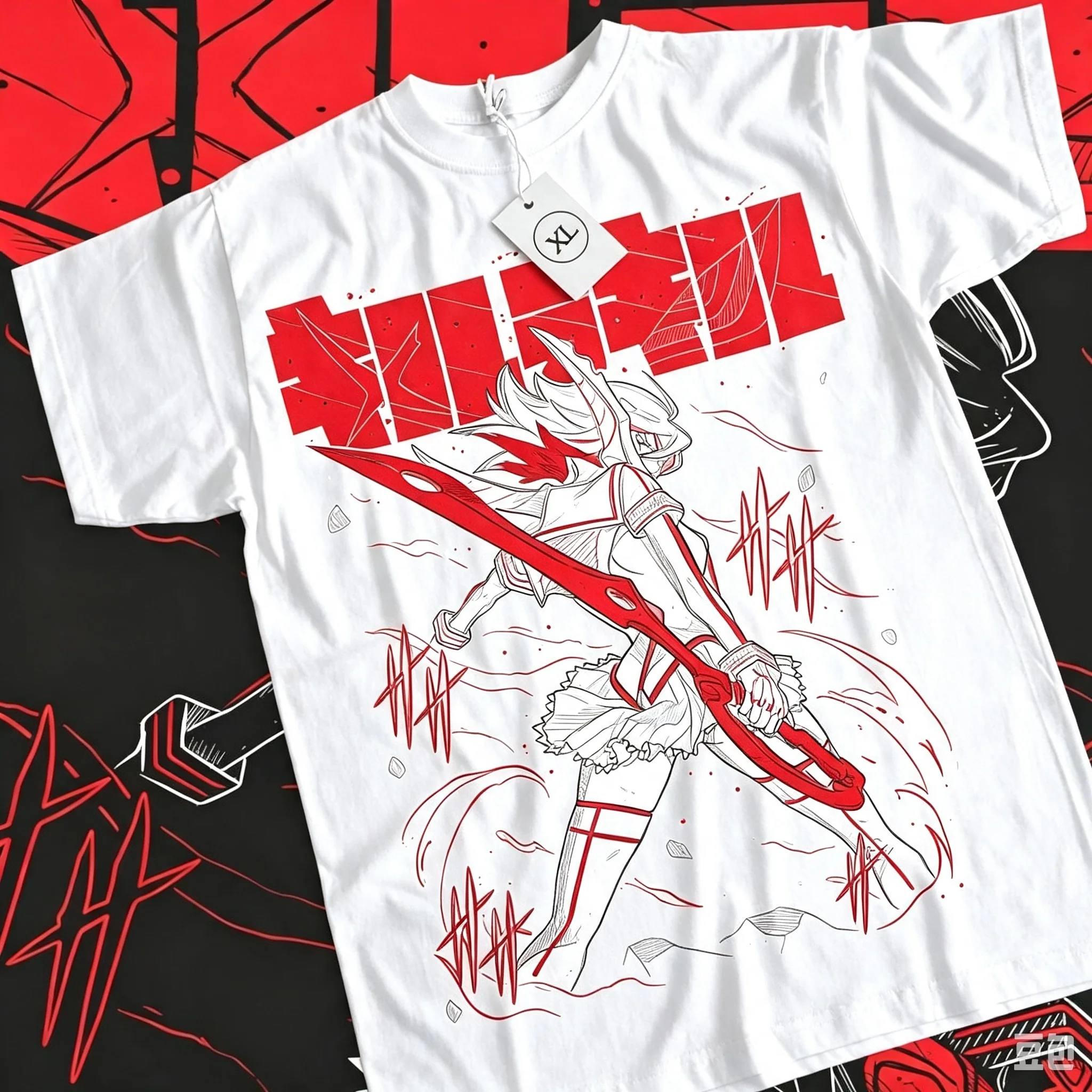 KILL La KILL Anime T Shirt Men Women Ryuko Matoi Graphic T‑shirt Harajuku Streetwear Short Sleeve Cotton Tee Unisex Casual Tops
