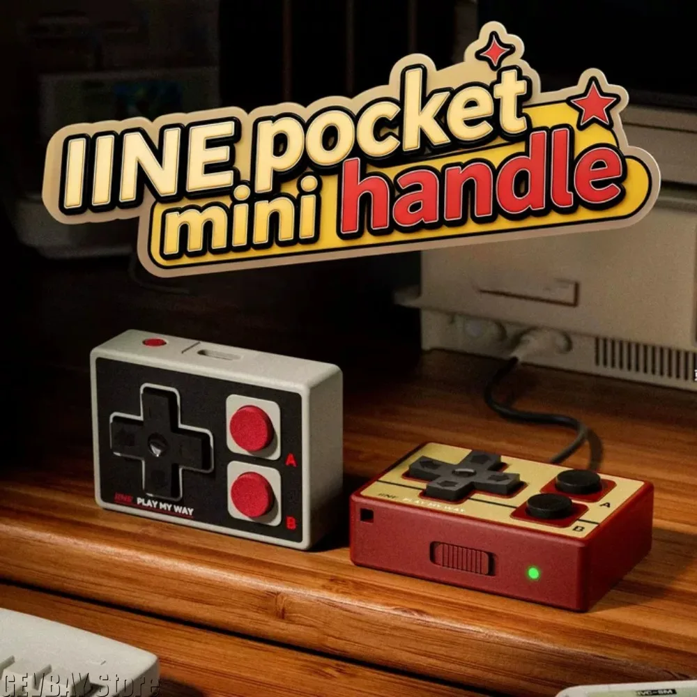 لوحات ألعاب بلوتوث متعددة الوظائف IINE Pocket Mini Controller Joystick Short Video Remote Control مناسبة لهاتف Android IPhone #1