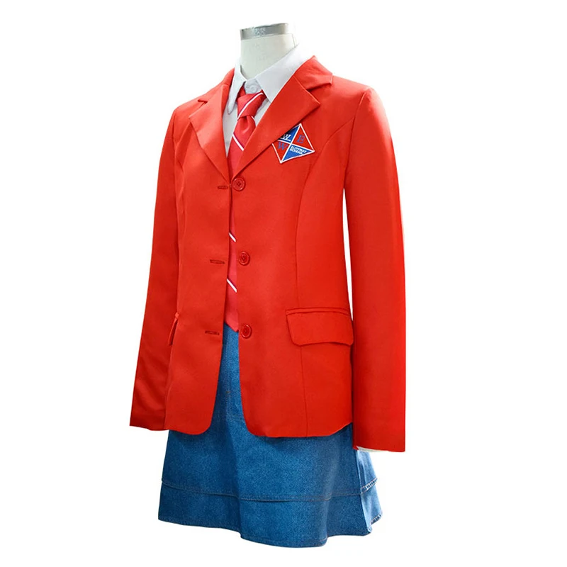 Rebelde Cosplay Costume For Women Men Vintage High School Uniform Full Set Coat Shirt Tie Skirt Suit Halloween Role play Costume