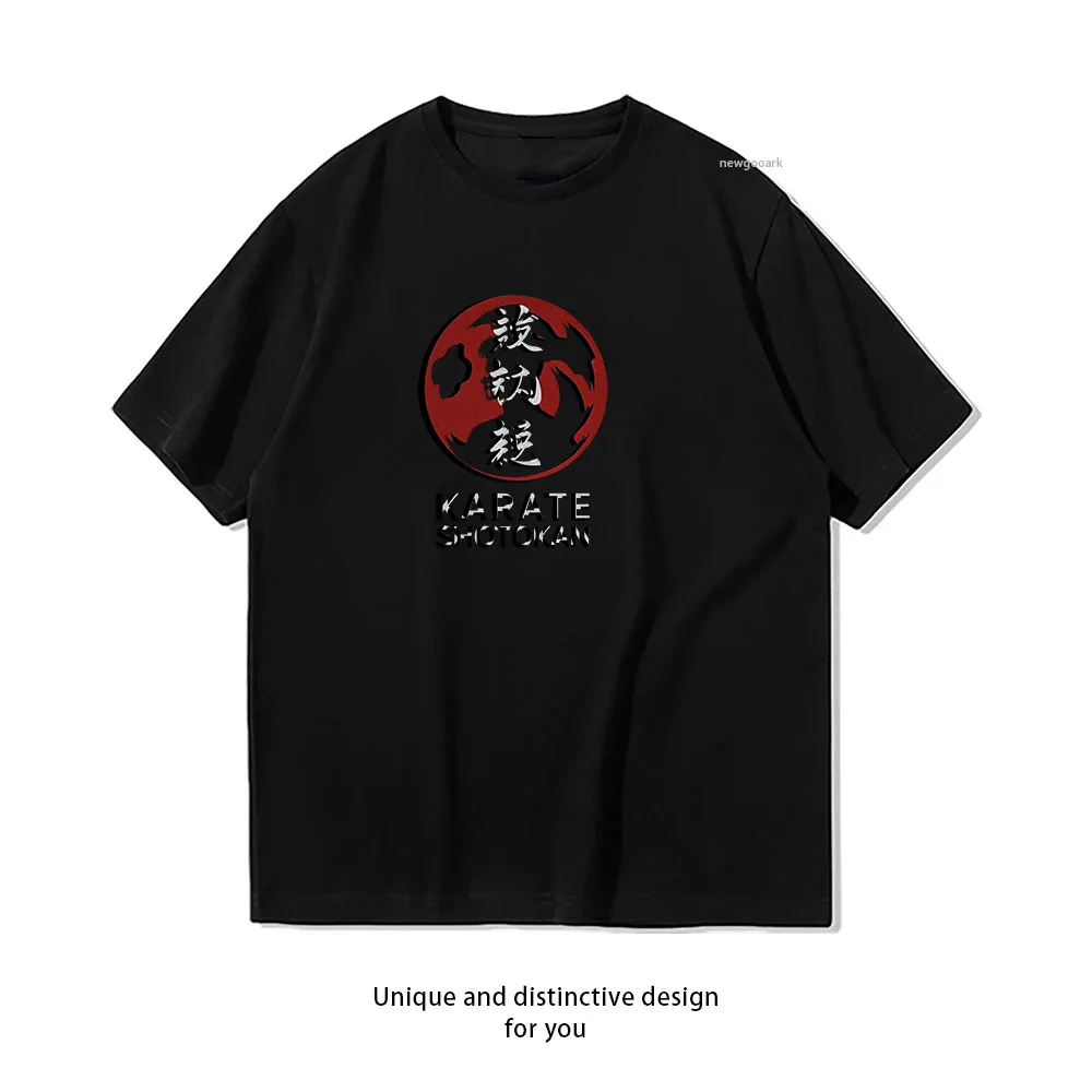 Karate Shotokan Martial Arts T-Shirt Design  Casual Cotton Short Sleeve Tee for Men Women