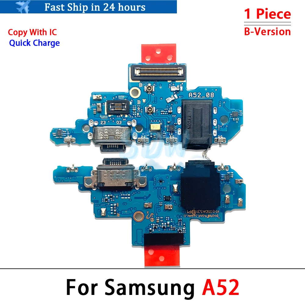 USB Charging port board Flex Cable For Samsung A54 A53 A72 A52 A24 A34 A23 A21 A13 A14 4G 5G A136B A145F A245F A146P A536 A546B