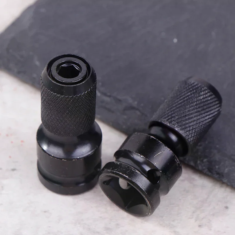 1/2 Polegada unidade quadrada para 1/4 Polegada adaptador de soquete sextavado de liberação rápida com bits de chave de fenda suportes de chave de fenda de impacto