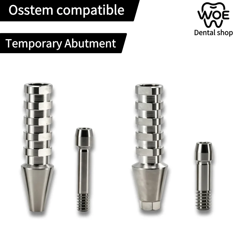 Dental Third Party Accessories Are Suitable for Temporary Screw Implant Replacements with Finished OSSTEM Products