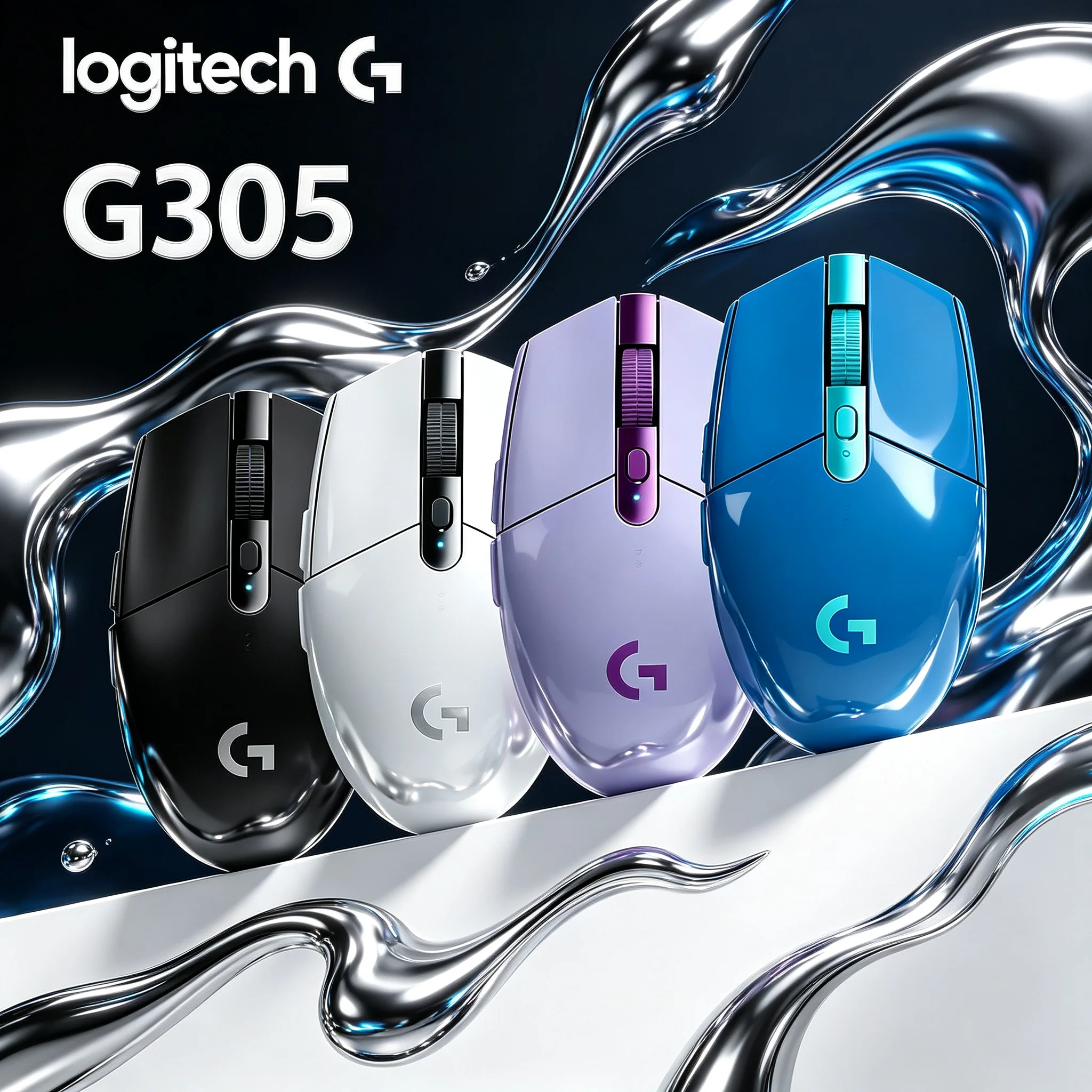 Genuine Logitech G305 2.4G Wireless Gaming Mouse High‑Speed Polling Rate For CS2 PUBG LOL Valorant FPS MOBA Gaming Laptop